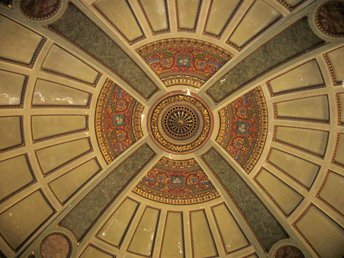 Dome decorations 2011 showing damage